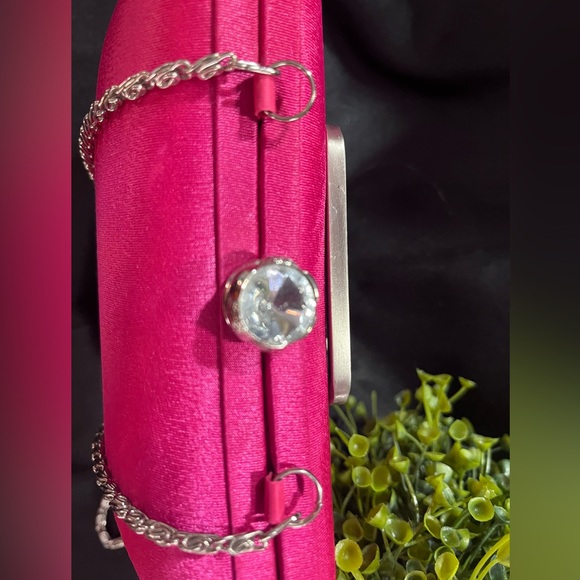 Hot Pink Evening Bag - Picture 5 of 12
